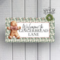 Gingerbread Lane | Wreath Sign