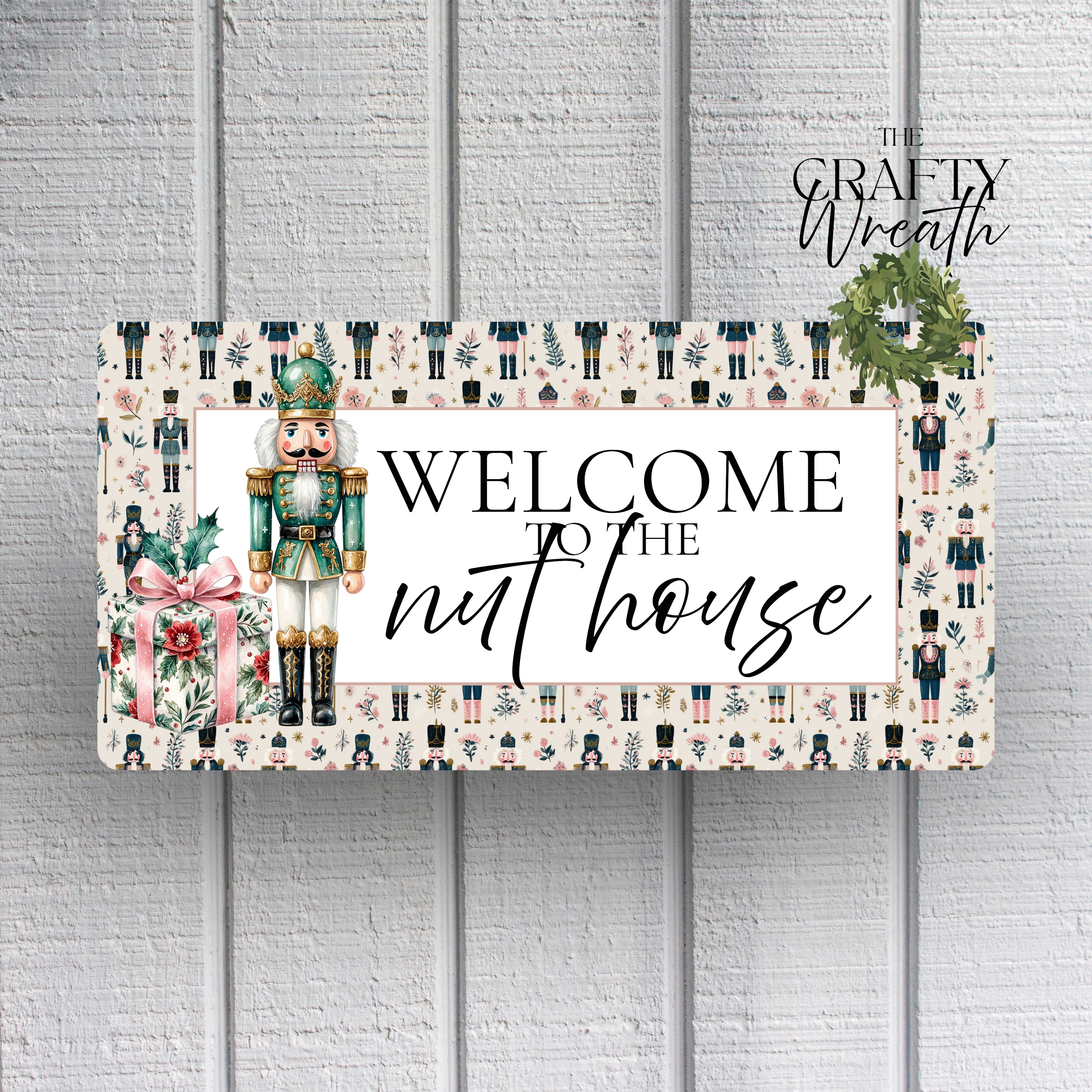 Nut House Nutcracker | Wreath Sign