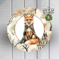 Autumn Fox | Wreath Sign