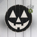 Jack-O-Lantern Face Black | Wreath Sign
