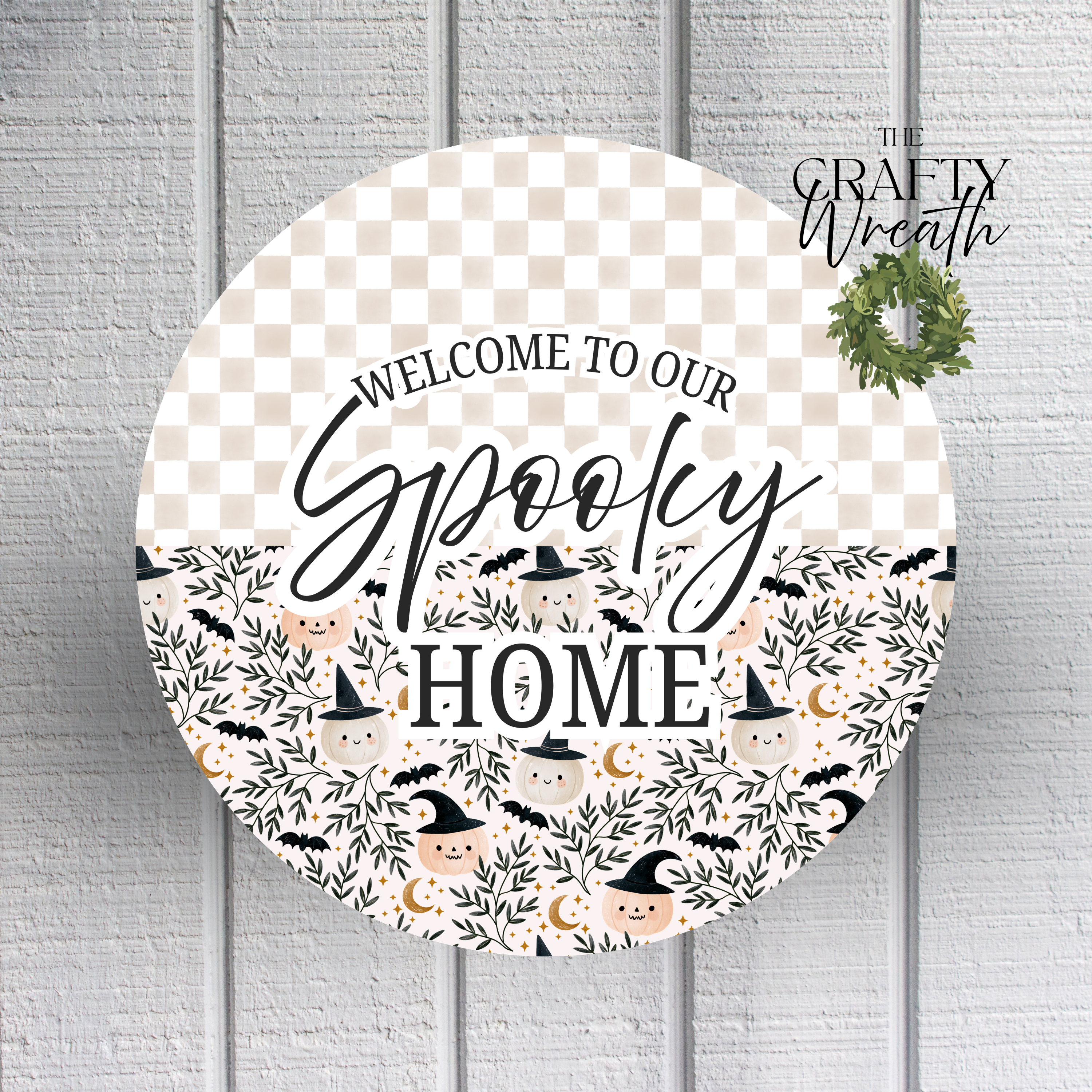 Spooky Home | Wreath Sign