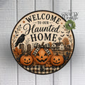 Haunted Home | Wreath Sign