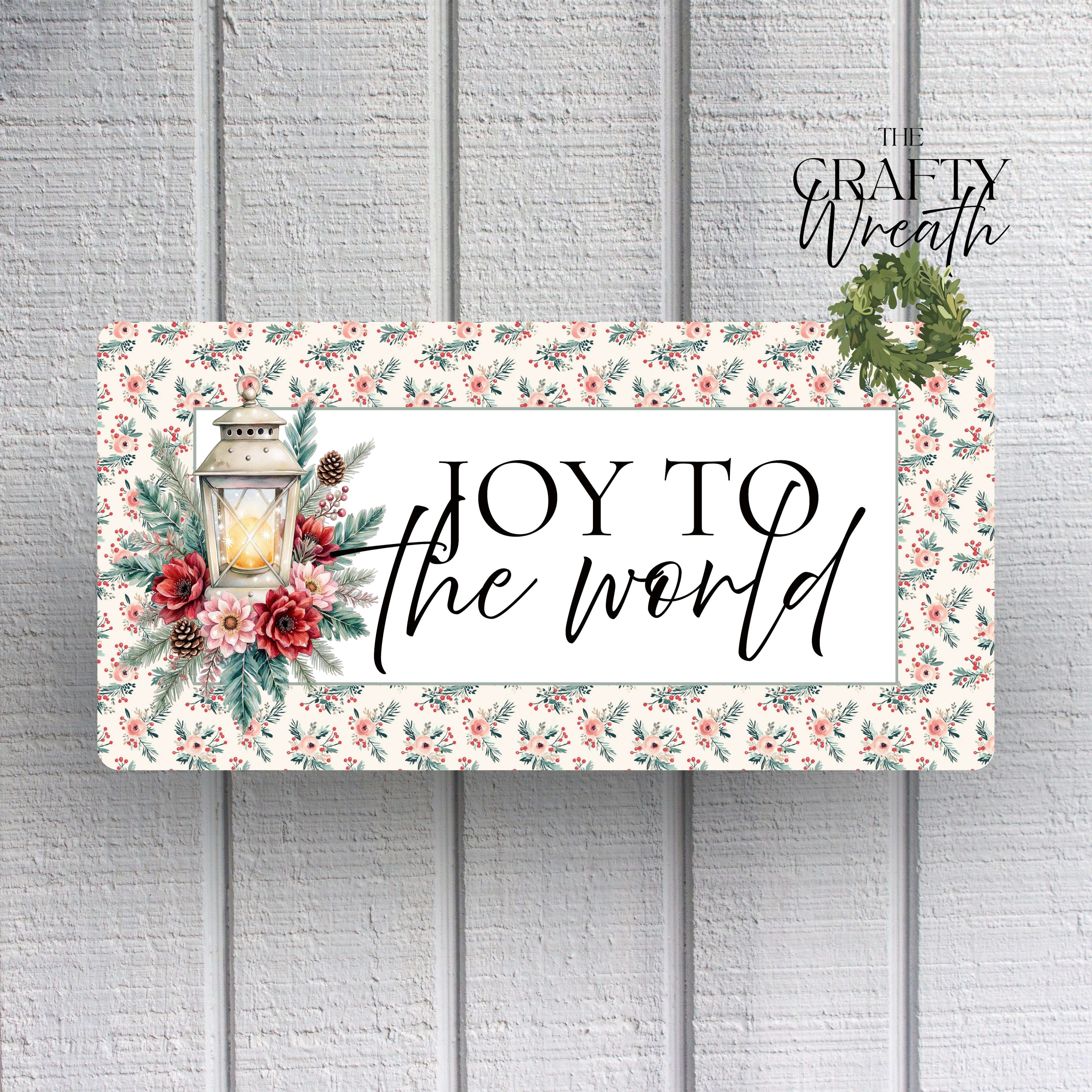 Joy Lantern | Wreath Sign