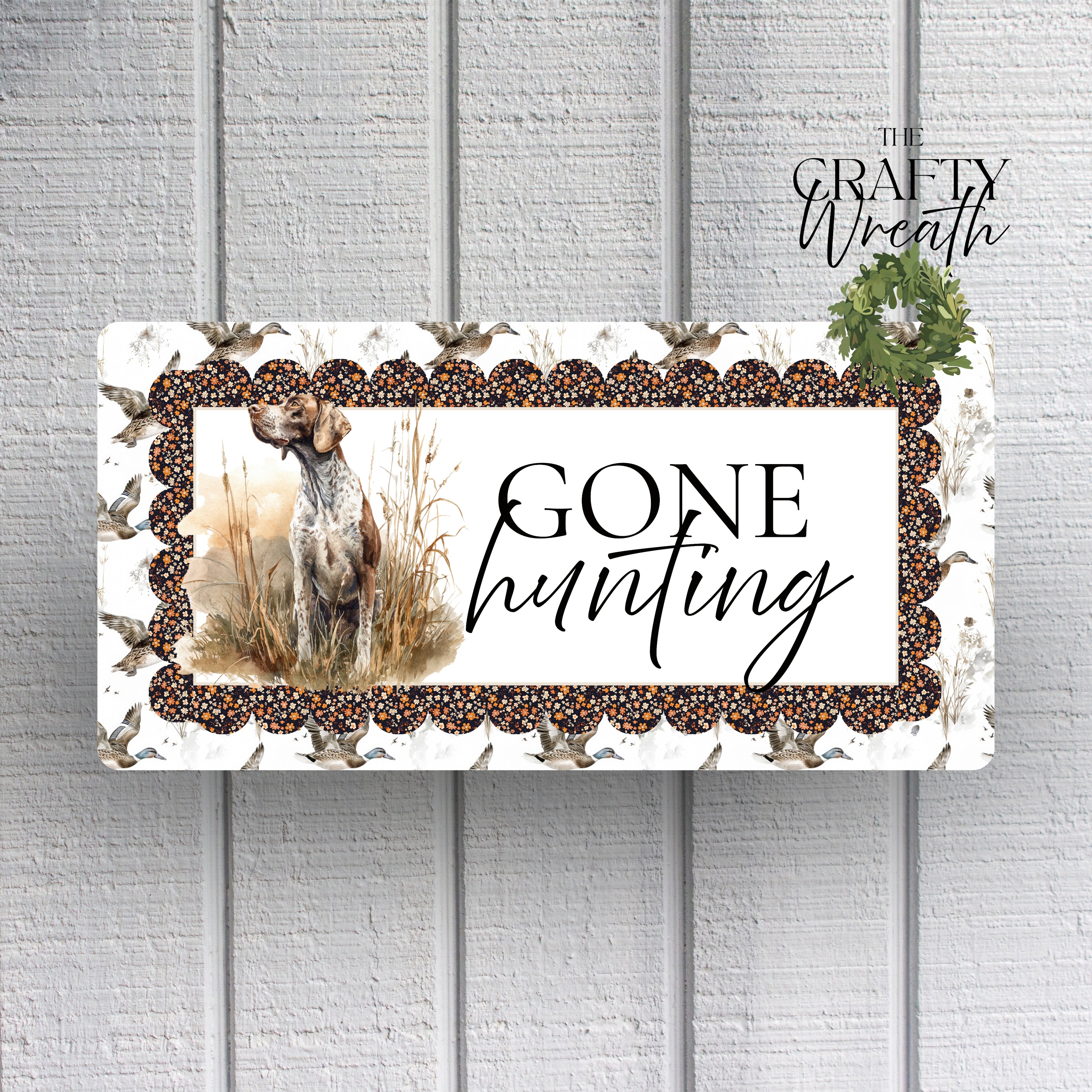 Hunting Dog | Wreath Sign