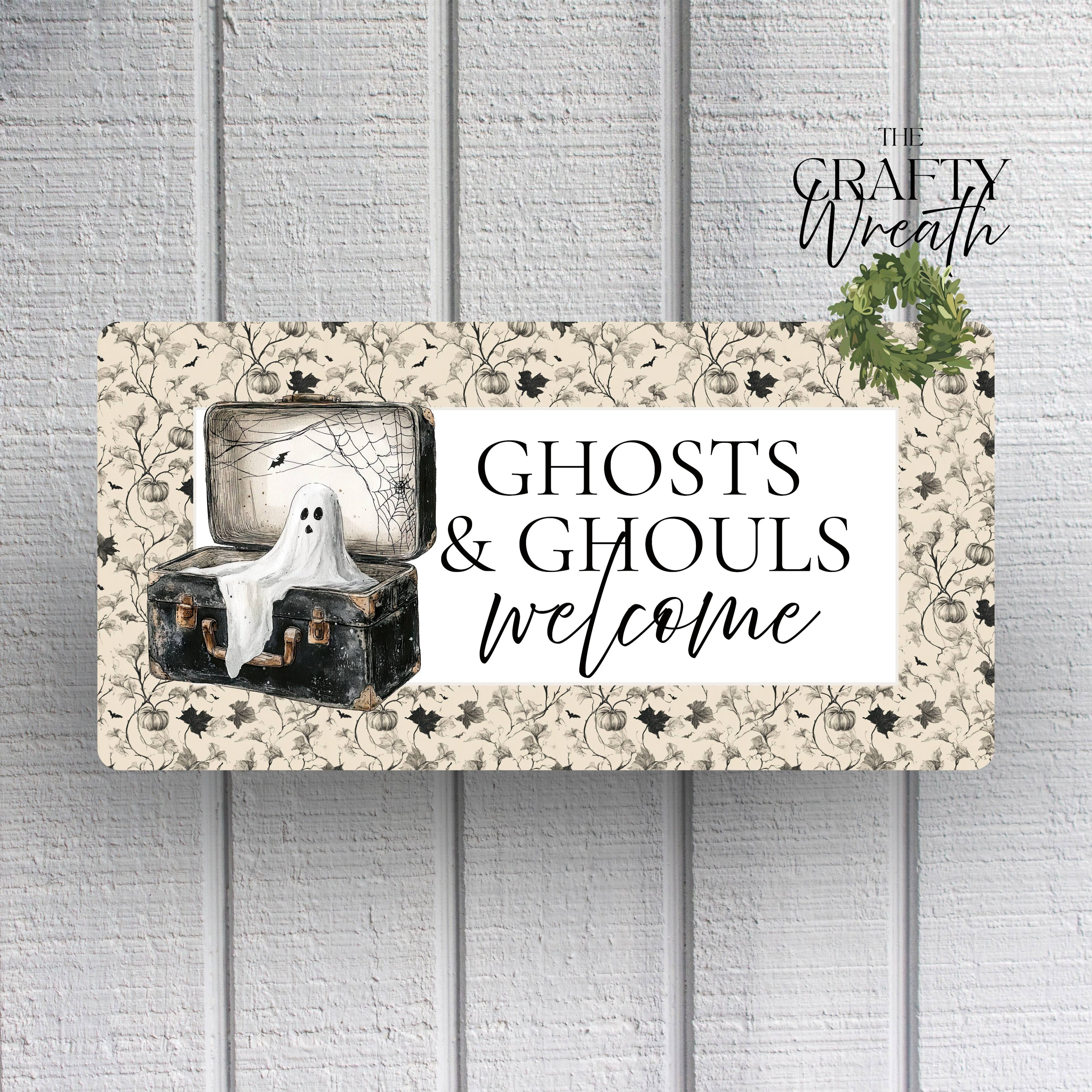 Ghosts & Ghouls | Wreath Sign