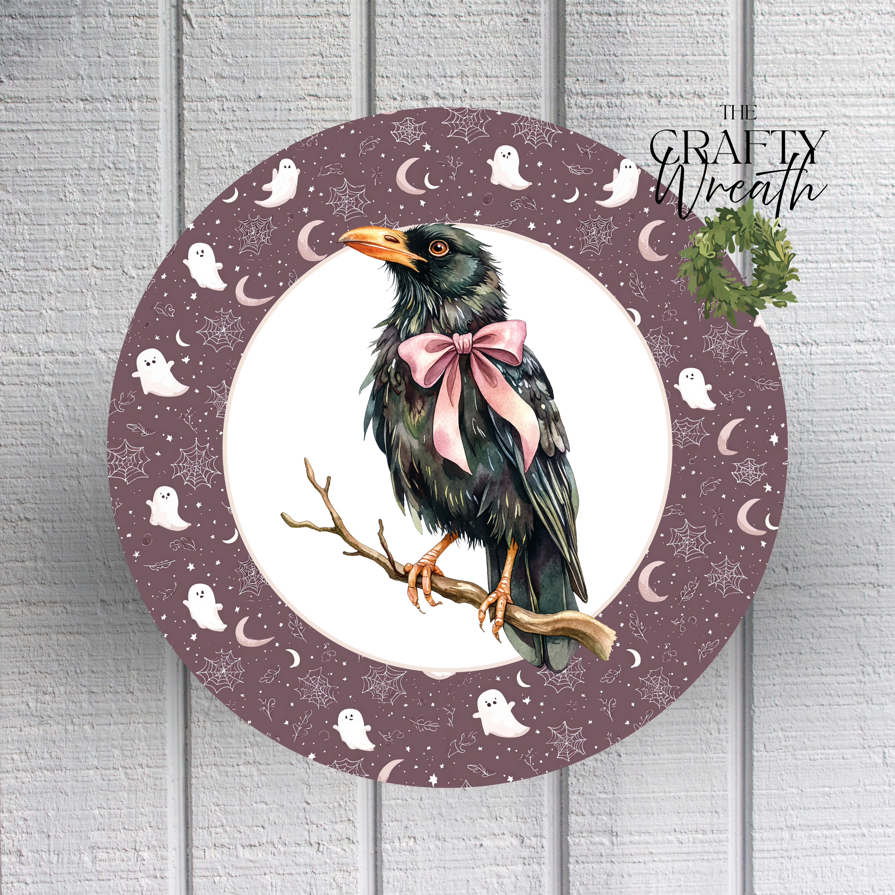 Crow Bow | Wreath Sign