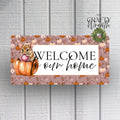 Welcome Mouse Pumpkin | Wreath Sign
